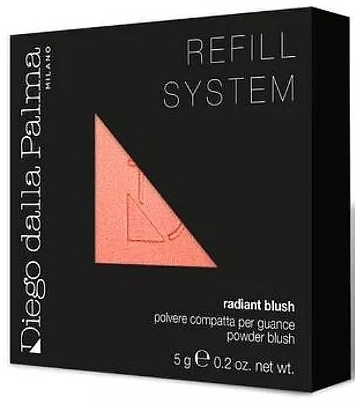 Róż do policzków - Diego Della Palma Radiant Blush Refill System (uzupełnienie) — Zdjęcie N2