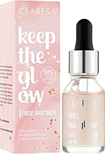 Rozświetlające serum do twarzy - Claresa Keep The Glow Serum For Faces — Zdjęcie N2