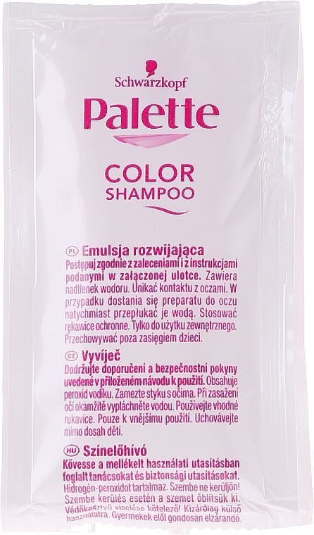 PRZECENA! Szampon koloryzujący - Palette Color Shampoo * — Zdjęcie N3