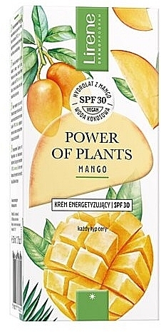 Krem do twarzy - Lirene Power of Plants Mango  — Zdjęcie N3