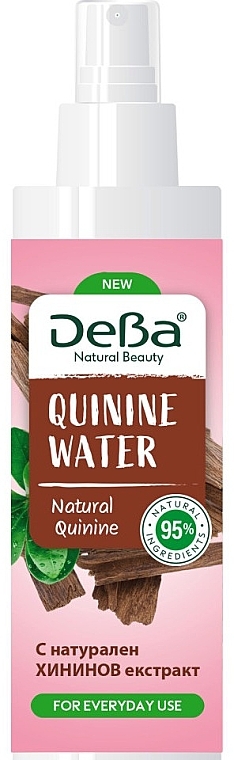 Woda chininowa do włosów - DeBa Natural Beauty — Zdjęcie N1