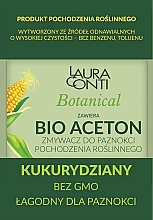Zmywacz do paznokci z gąbką - Laura Conti Botanical Bio Aceton — Zdjęcie N3