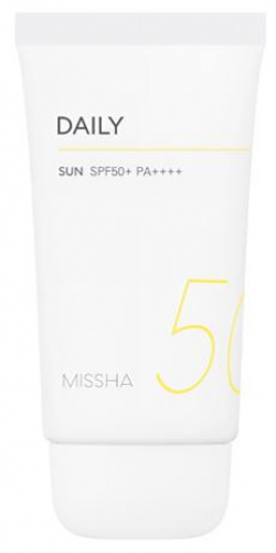 Przeciwsłoneczny krem do twarzy SPF 50+/PA++++ - Missha All Around Safe Block Daily Sun — Zdjęcie N1
