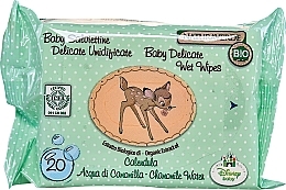 Kup Chusteczki nawilżane dla niemowląt, 20 szt. - Naturaverde Baby Disney Bio Delicate Wipes Bembi