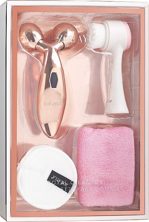 Zestaw do oczyszczania twarzy, 4 produkty - Zoe Ayla Total Cleansing Set — Zdjęcie N1