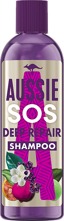 Szampon do głębokiej odbudowy włosów - Aussie Hair SOS Deep Repair Shampoo