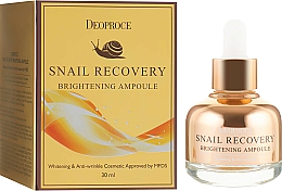 Kup Rozświetlająca ampułka do twarzy - Deoproce Snail Recovery Brightening Ampoule
