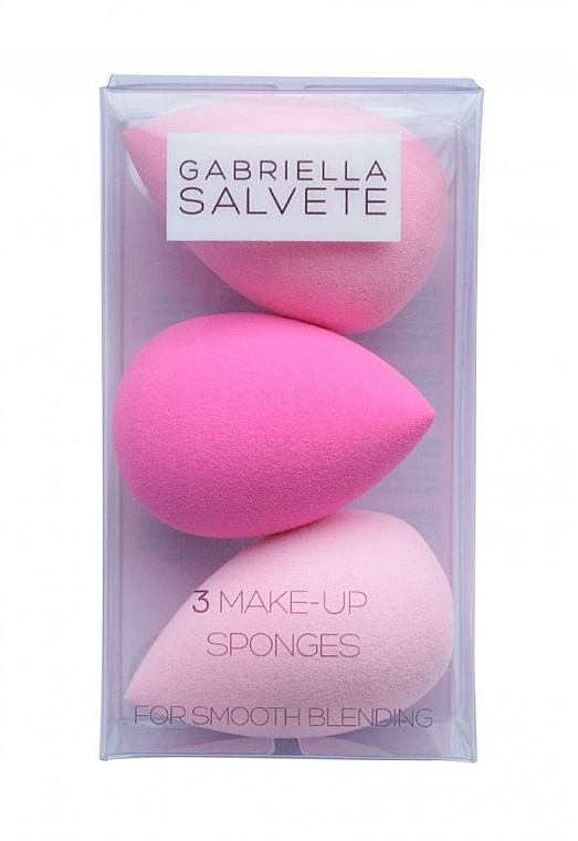 Zestaw gąbek do makijażu 3 szt. - Gabriella Salvete Make-up Sponge Kit Pink — Zdjęcie N2