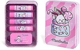 Zestaw do ust - Martinelia Yummy Makeup Tin Box (lip/balm/4 pcs + lip/gloss/1 pcs) — Zdjęcie N2