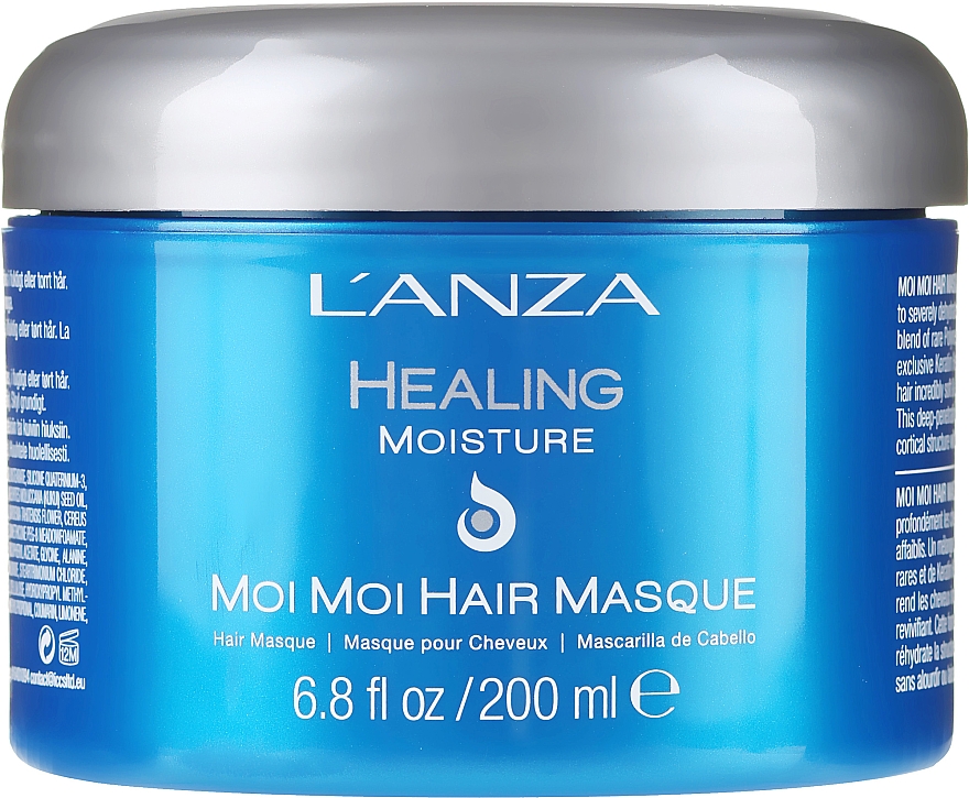 Nawilżająca maska do włosów - L'anza Healing Moisture Moi Moi Hair Masque — Zdjęcie N1