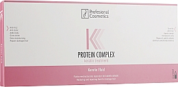 Ampułki z keratyną do odbudowy włosów - Profesional Cosmetics Protein Complex Keratin Fluid — Zdjęcie N1