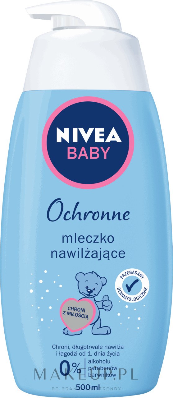Ochronne mleczko nawilżające dla dzieci - NIVEA BABY Velvet Moisturizing Milk — Zdjęcie 500 ml