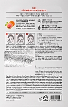 Maseczka w płachcie do twarzy z ekstraktem z grejpfruta - The Saem Natural Skin Fit Mask Sheet Grapefruit — Zdjęcie N2