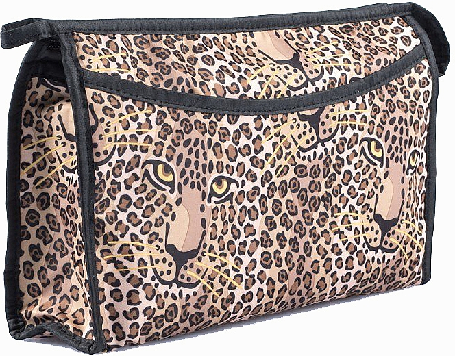 Kosmetyczka damska Leopard, 98512 - Top Choice — Zdjęcie N1