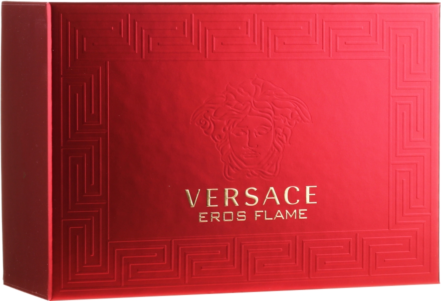 Zestaw dla mężczyzn - Versace Eros Flame (edp 100 ml + edp 10 ml + bag)
