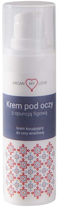 Naturalny krem korygujący pod oczy z olejkiem z opuncji figowej - Argan My Love — Zdjęcie N1