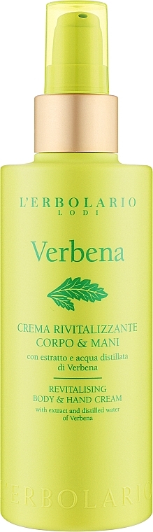 L'erbolario Verbena - Perfumowany krem ​​do ciała i rąk — Zdjęcie N1