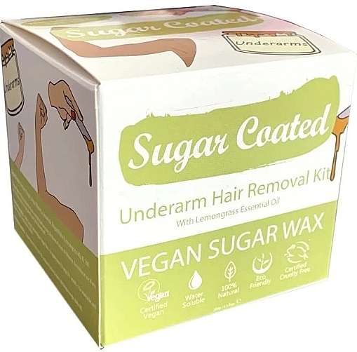 Zestaw do depilacji woskiem pod pachami - Sugar Coated Underarm Hair Removal Kit — Zdjęcie N1
