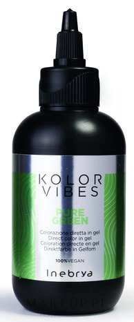 Żel koloryzujący do włosów - Inebrya Kolor Vibes Direct Color in Gel — Zdjęcie Pure Green