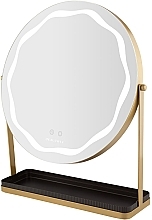 Okrągłe lustro kosmetyczne LED - Beautifly Round LED Vanity Mirror  — Zdjęcie N1