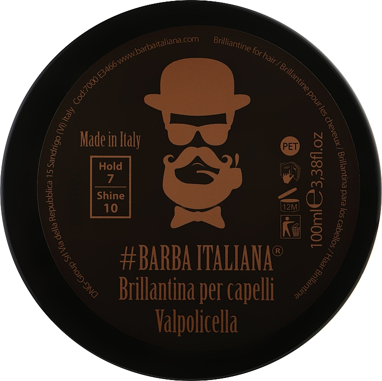 Brylantyna do włosów - Barba Italiana Valpolicella Brillance Gel — Zdjęcie N4