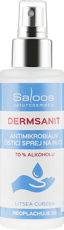 Naturalny spray do rąk o działaniu antybakteryjnym - Saloos Dermsanit — Zdjęcie N2