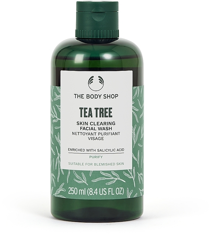 Żel do mycia twarzy - The Body Shop Tea Tree Skin Clearing Facial Wash 91% Natural Origin — Zdjęcie N4