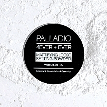 Puder matujący - Palladio 4 Ever+Ever Mattifying Loose Setting Powder — Zdjęcie N4