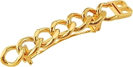 Spinka do włosów - Balmain Paris Hair Couture Gold Plated Barrette Medium Chain — Zdjęcie N1