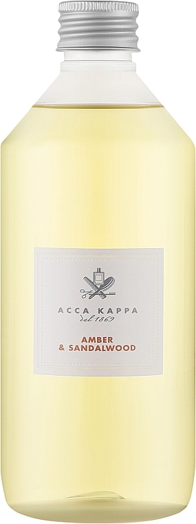 Dyfuzor do domu Bursztyn i drzewo sandałowe - Acca Kappa Amber & Sandalwood Home Diffuser (refill) — Zdjęcie N1