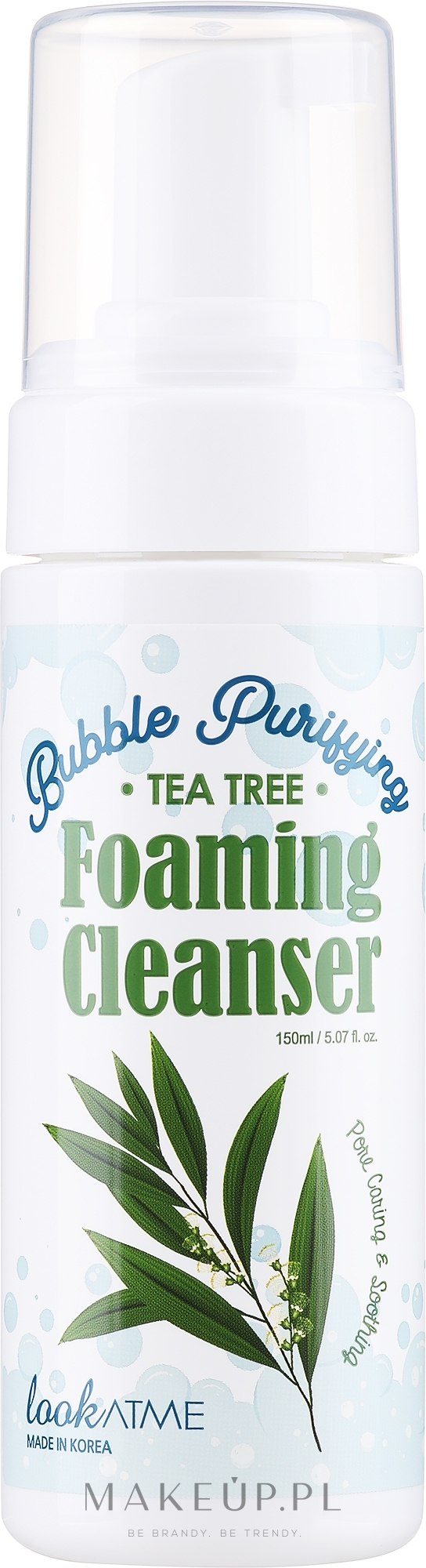 Pianka do mycia twarzy - Look At Me Bubble Purifying Foaming Facial Cleanser Tea Tree Foam — Zdjęcie 150 ml