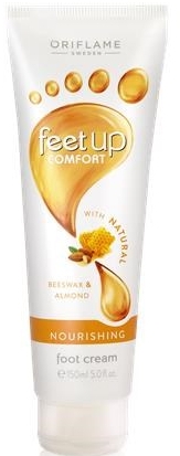 Odżywczy krem do stóp - Oriflame Feet Up Comfort Beeswax & Almond Foot Cream