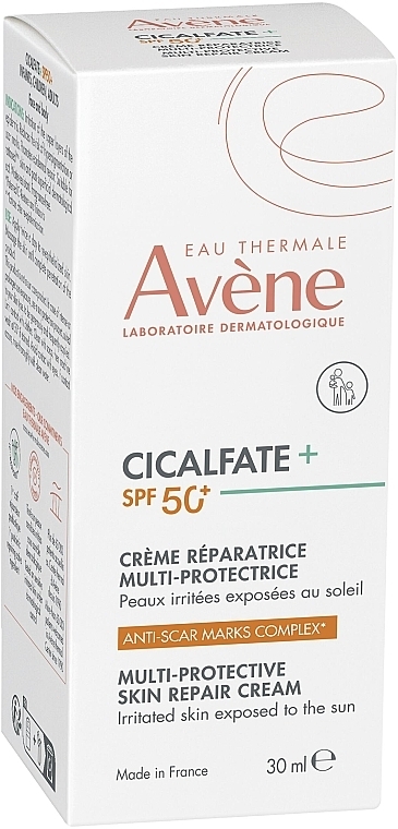 Wielofunkcyjny krem regenerujący - Avene Cicalfate+ Multi-Protective Repair Cream SPF50+ — Zdjęcie N3