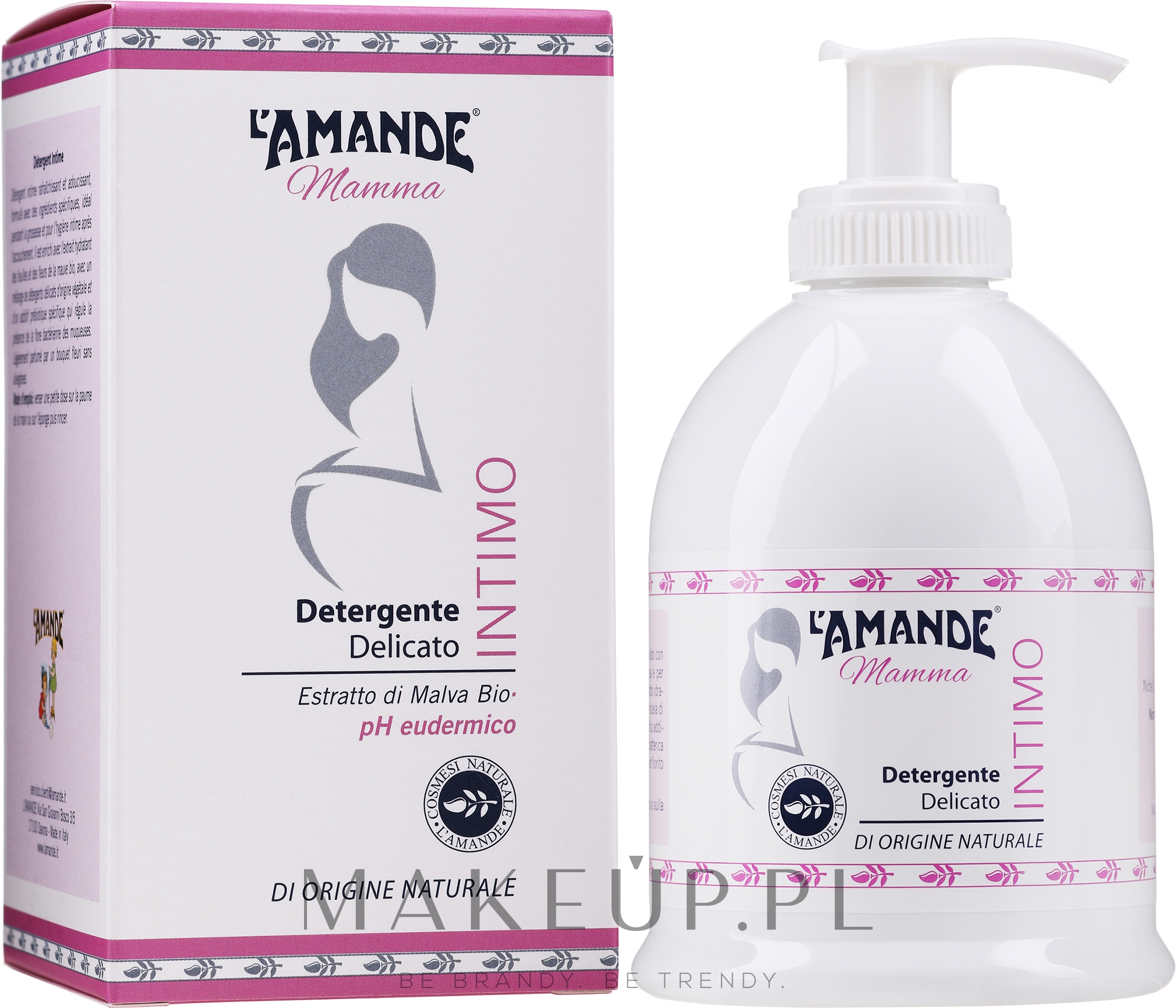 Delikatny płyn do higieny intymnej - L'Amande Mamma Mallow Bio Intimate Wash — Zdjęcie 250 ml