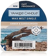 Wosk aromatyczny - Yankee Candle Wax Melt Amber & Sandalwood — Zdjęcie N1