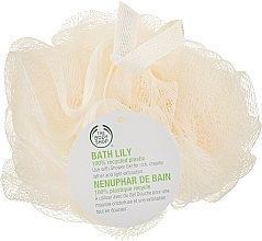 Gąbka kąpielowa, kremowa - The Body Shop Bath Lily Ultra Fine Cream — Zdjęcie N1
