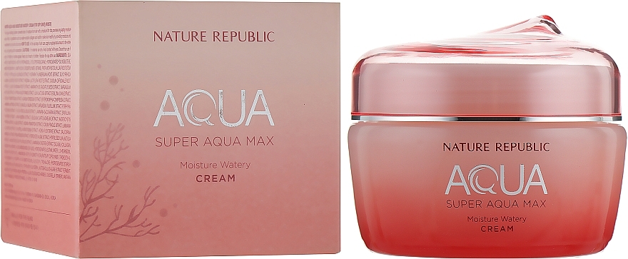 Nawilżający krem do skóry suchej - Nature Republic Super Aqua Max Moisture Watery Cream