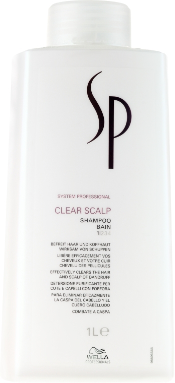 Przeciwłupieżowy szampon do włosów - Wella SP Clear Scalp Shampoo — Zdjęcie N3