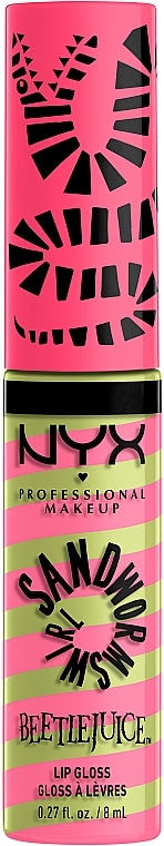 Błyszczyk do ust - NYX Professional Makeup Beetlejuice Sandworm Swirl Lip Gloss — Zdjęcie N1