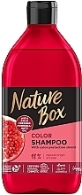 Kup PRZECENA! Szampon do włosów farbowanych z olejem z granatu - Nature Box Pomegranate Oil Shampoo *