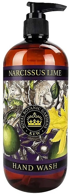 Mydło w płynie do rąk Narcyz i limonka - The English Soap Company Kew Gardens Narcissus Lime Hand Wash — Zdjęcie N1