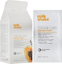 Maseczka mleczna do włosów z papają - Milk Shake Natural Care Papaya Mask — Zdjęcie N1