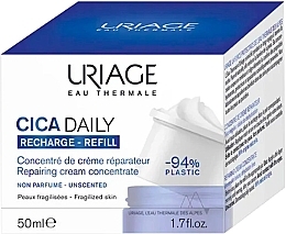 Skoncentrowany krem ​​do twarzy na co dzień - Uriage Eau Thermale Cica Daily Repairing Cream Concentrate Refill  (wymienny wkład) — Zdjęcie N1