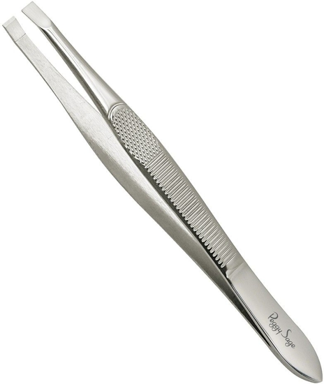 Profesjonalna elastyczna pęseta do depilacji, 9 cm - Peggy Sage Professional Flexible Tweezers — Zdjęcie N1