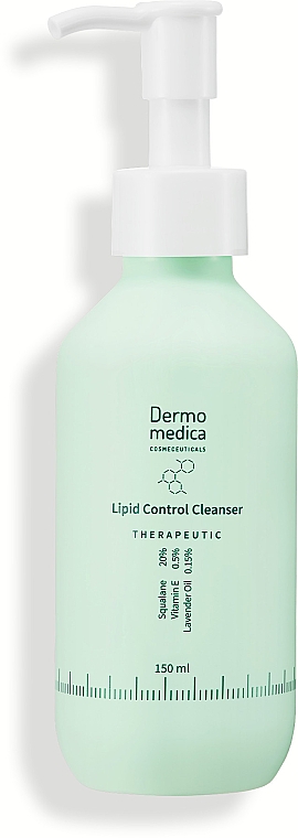 Olejek oczyszczający z witaminą E i olejkiem lawendowym - Dermomedica Therapeutic Lipid Control Cleanser — Zdjęcie N1
