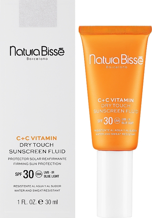 Fluid do twarzy - Natura Bisse C+C Dry Touch Sunscreen Fluid SPF30 — Zdjęcie N2