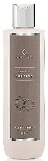 Szampon do włosów z olejkiem arganowym i minerałami z Morza Martwego - Sefiros Argan Oil Shampoo With Dead Sea Minerals — Zdjęcie N1