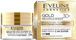 Kup Luksusowy wygładzający krem-serum z 24-karatowym złotem na dzień i na noc 30+ - Eveline Cosmetics Gold Revita Expert
