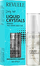 Regenerujące serum do włosów - Revuele Lively Hair Liquid Crystals With Babassu and Grape Seed Oils — Zdjęcie N2