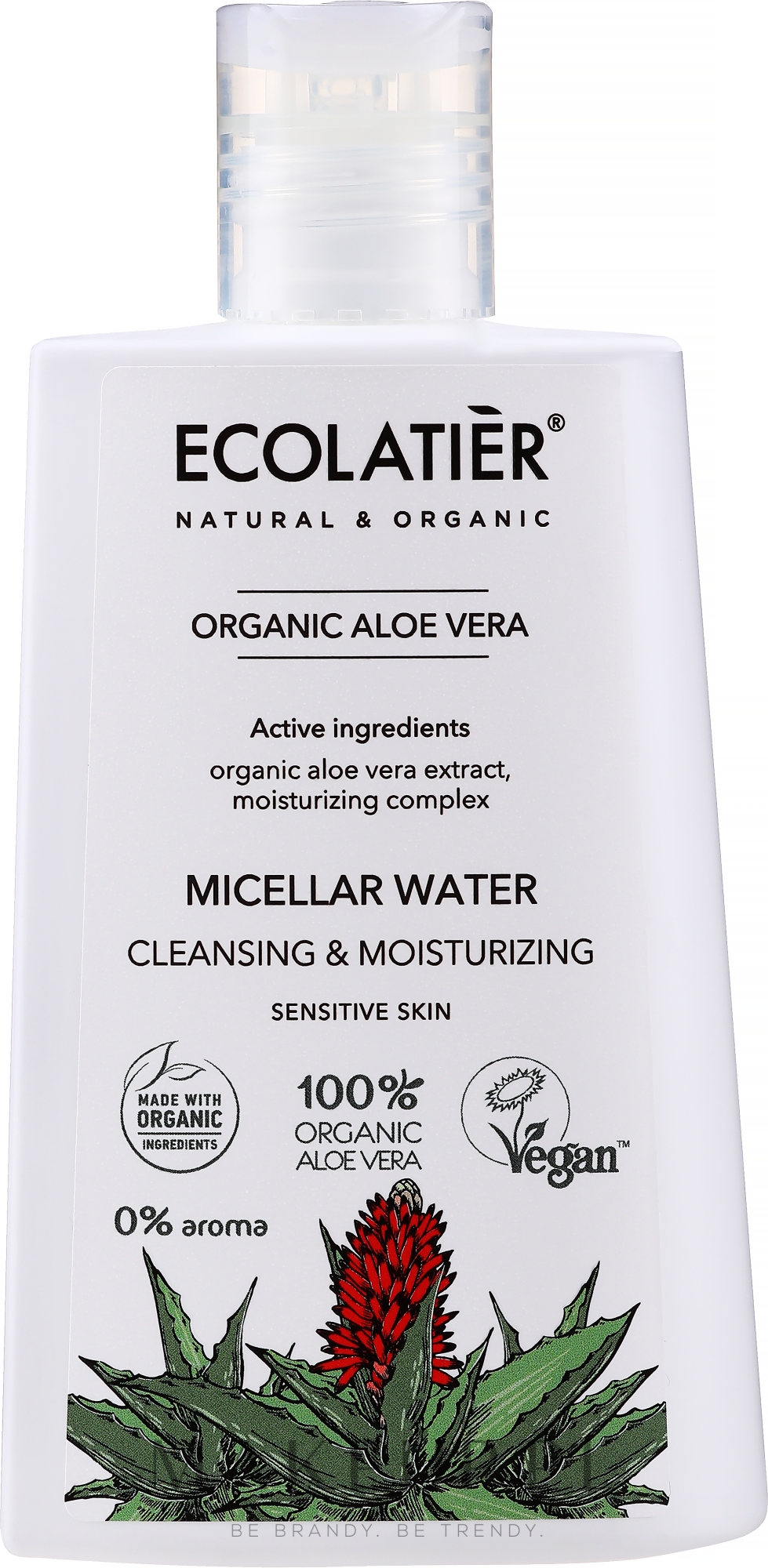 Woda micelarna do twarzy - Ecolatier Organic Aloe Vera Micellar wate — Zdjęcie 250 ml